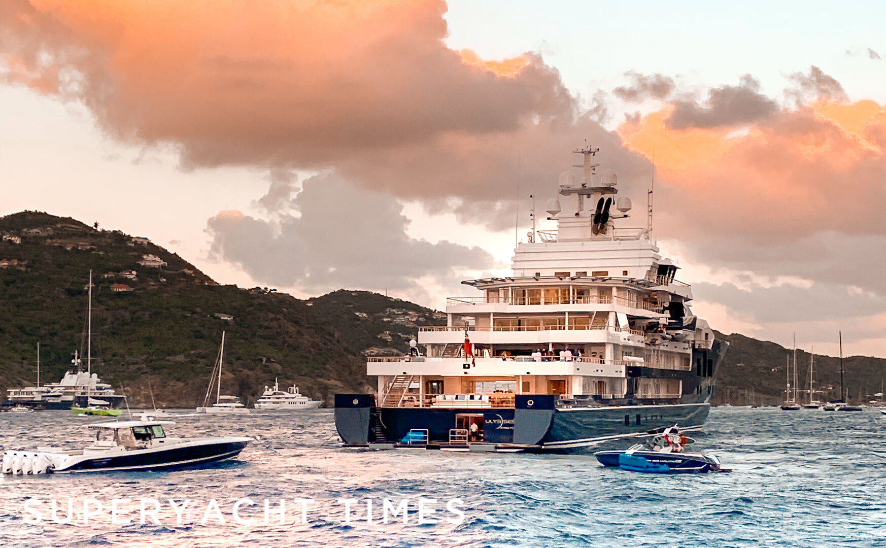 Ulysses yacht in St Barths