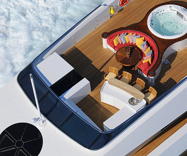 Balista yacht sun deck