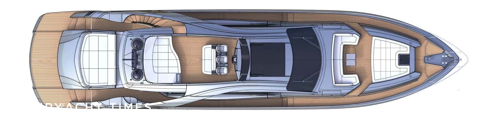 Pershing 8X general arrangement 
