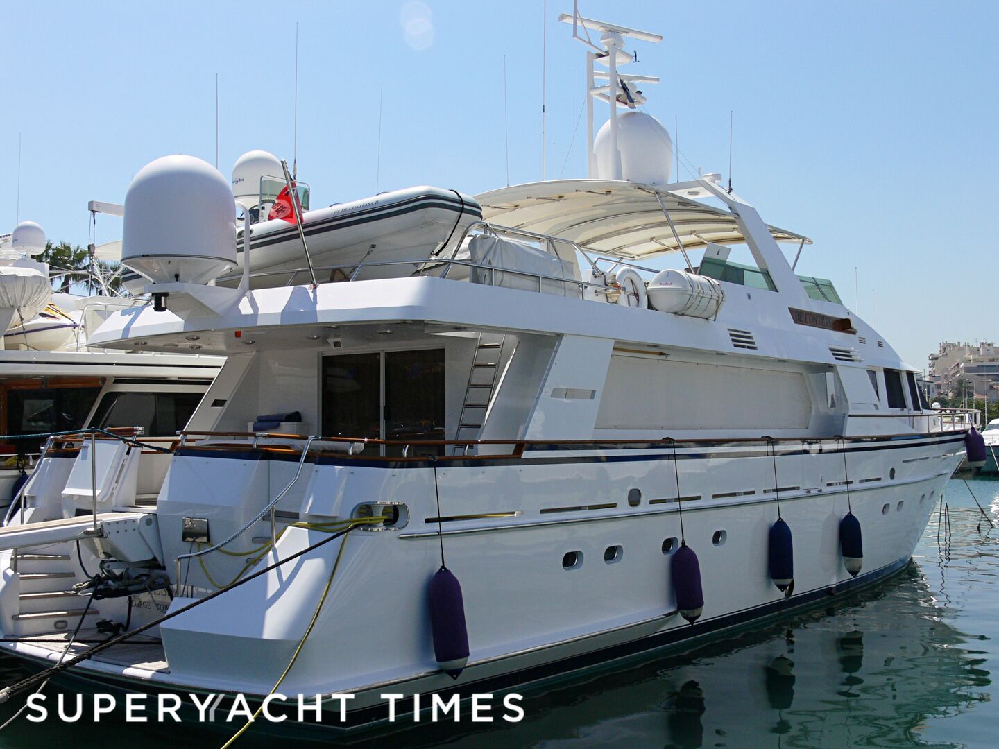 De Contessa II yacht in Antibes