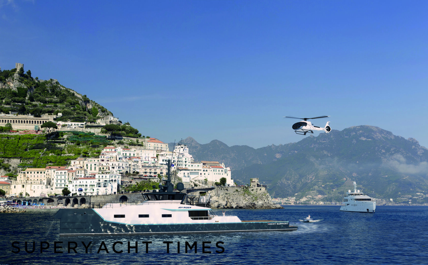 Damen YS4508 Joy Rider yacht renders