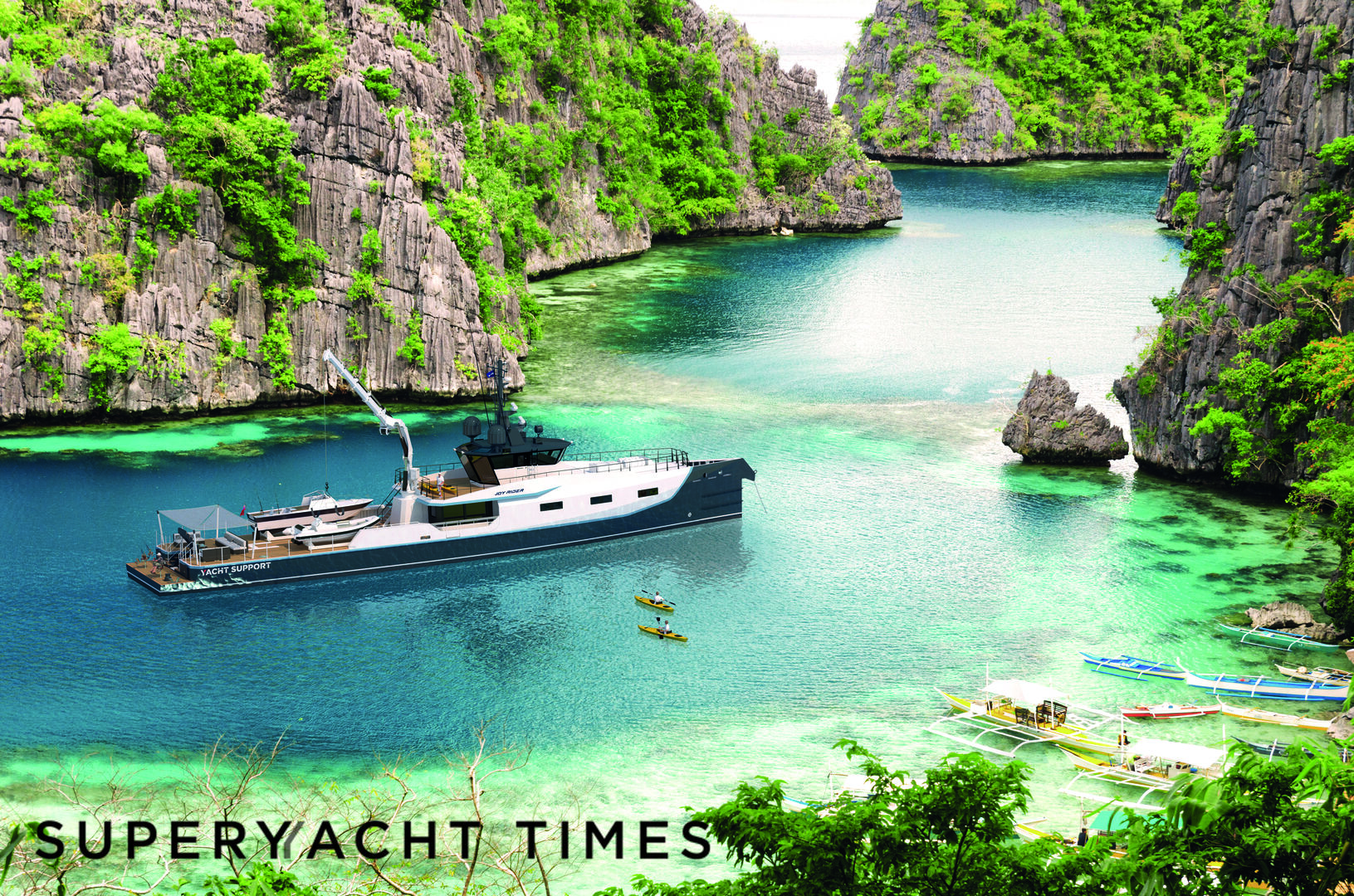 Damen YS4508 Joy Rider yacht renders