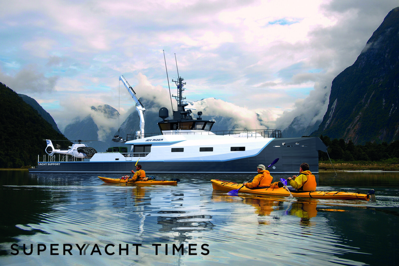 Damen YS4508 Joy Rider yacht renders
