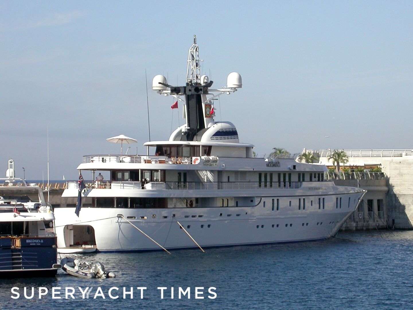 White Rose of Drachs yacht in Cap d'Ali port