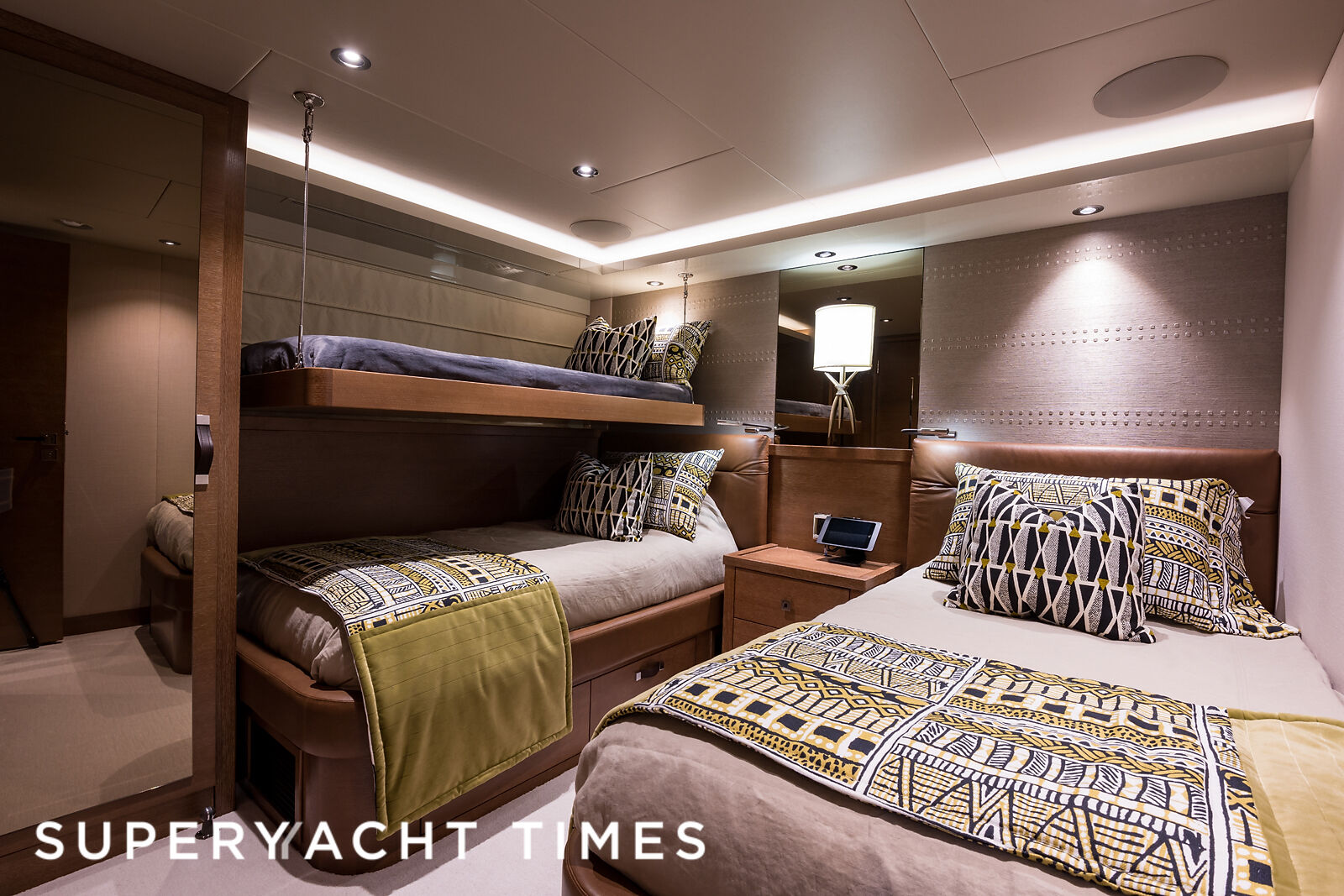 Onboard the 34m Westport motor yacht Hat Trick