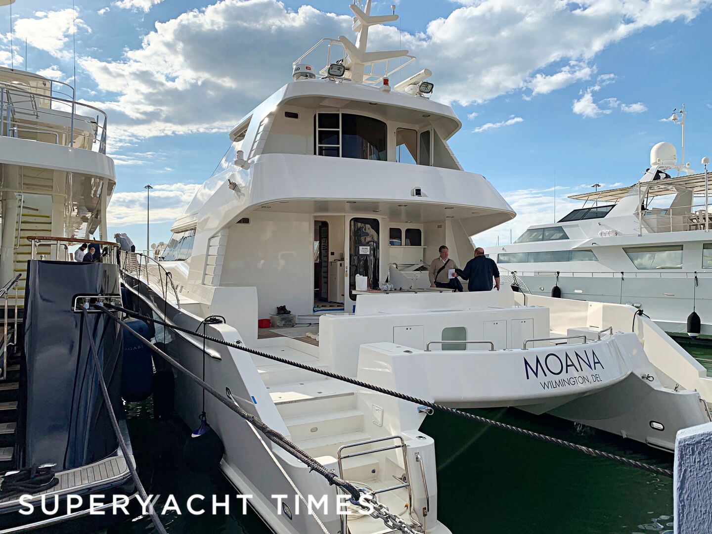 Moana yacht in Viareggio 