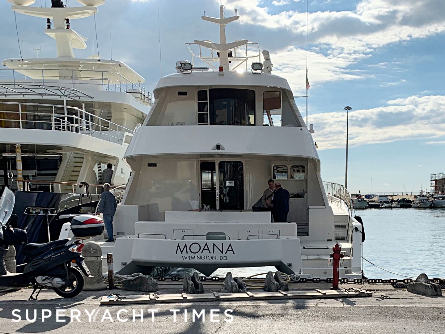 Moana yacht in Viareggio 