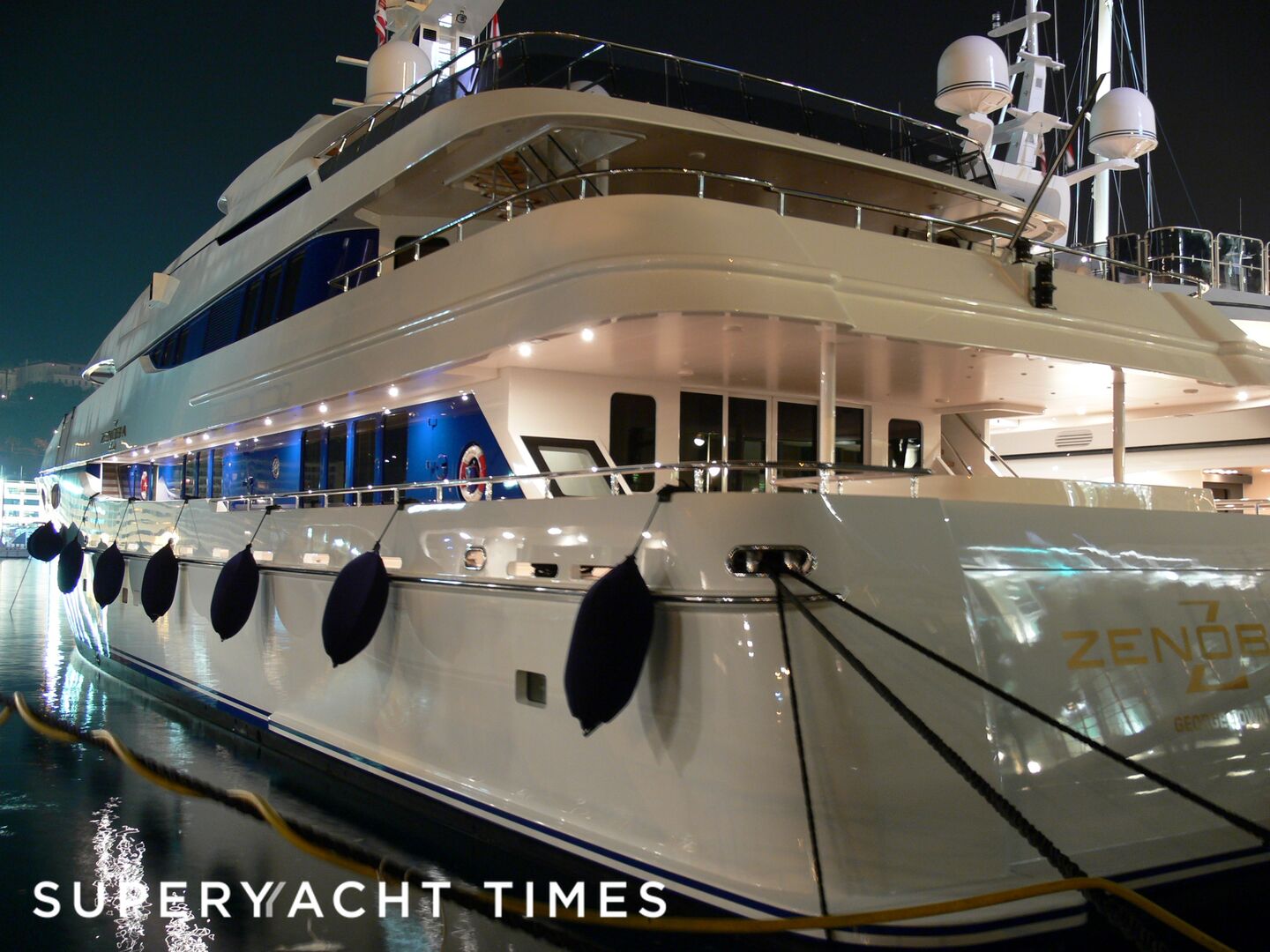 Zenobia yacht at Port Hercule