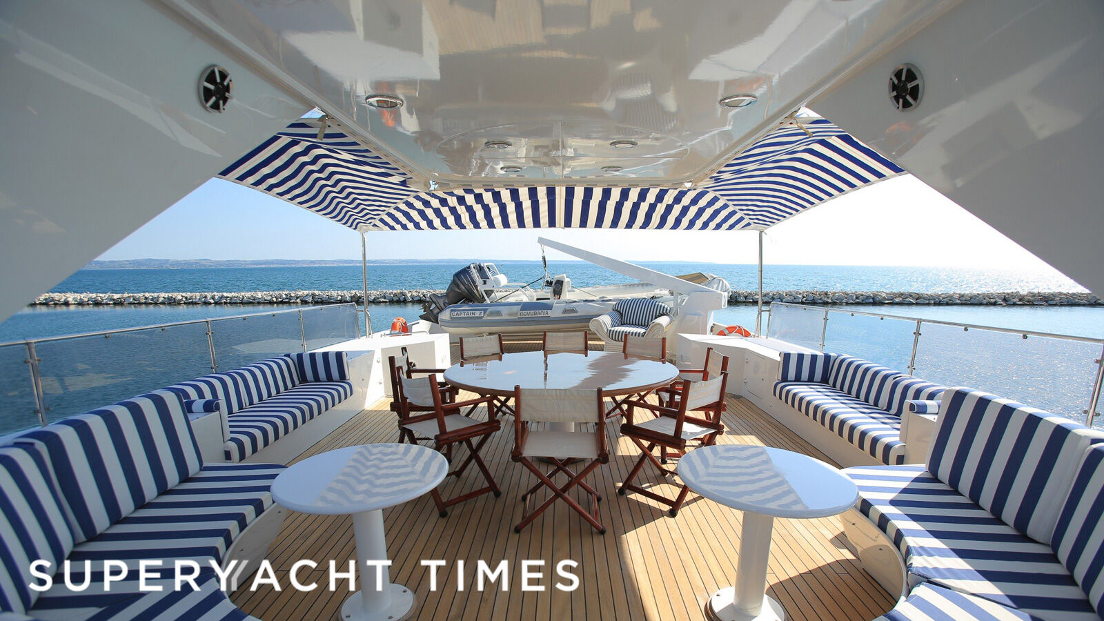 Captain Z yacht deck