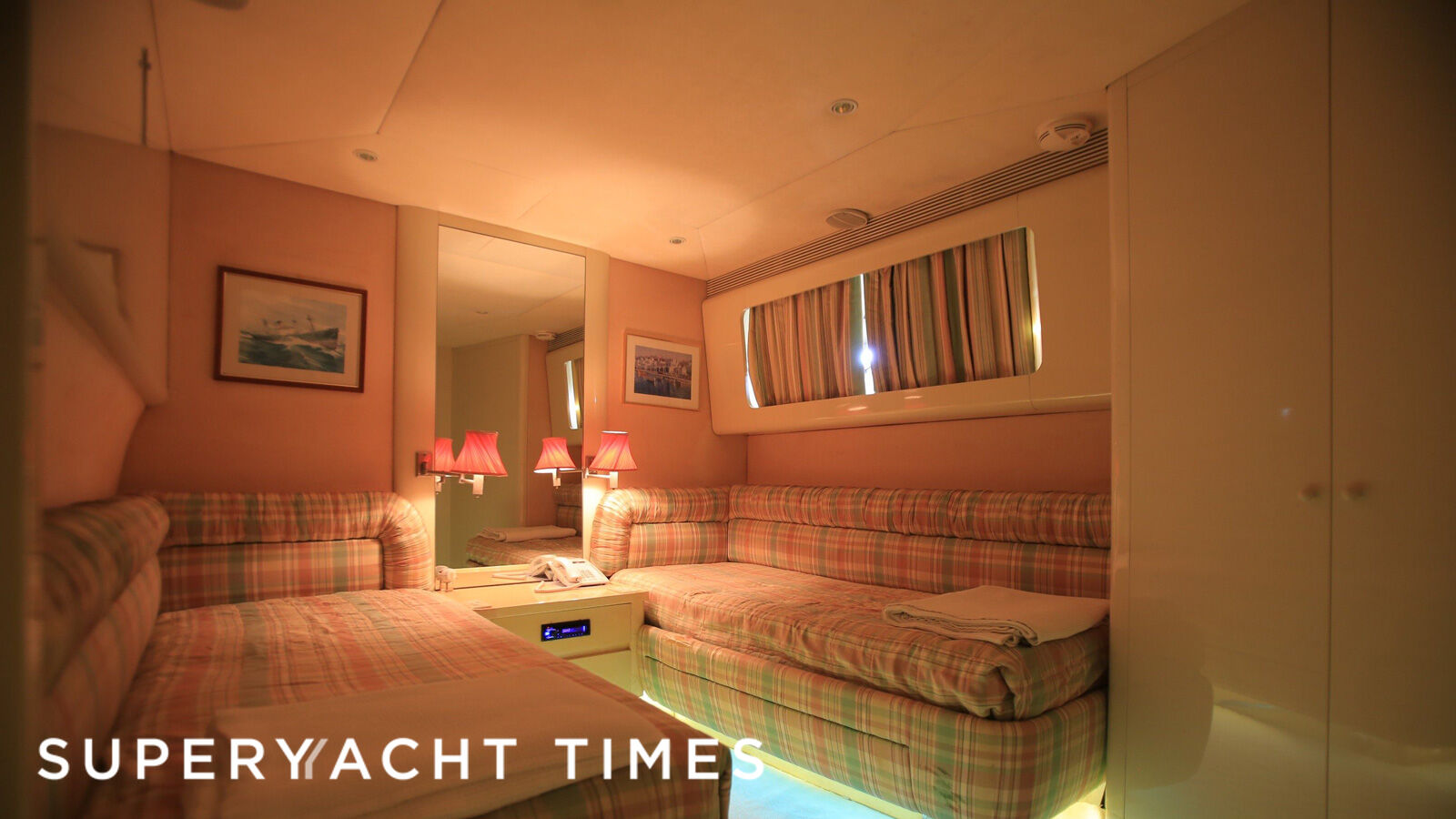 Captain Z yacht stateroom