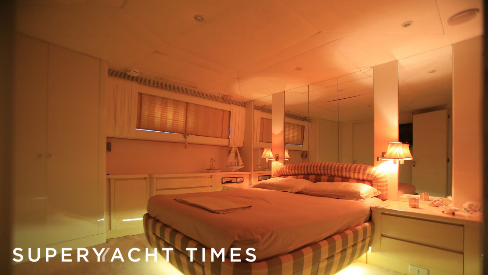 Captain Z yacht stateroom