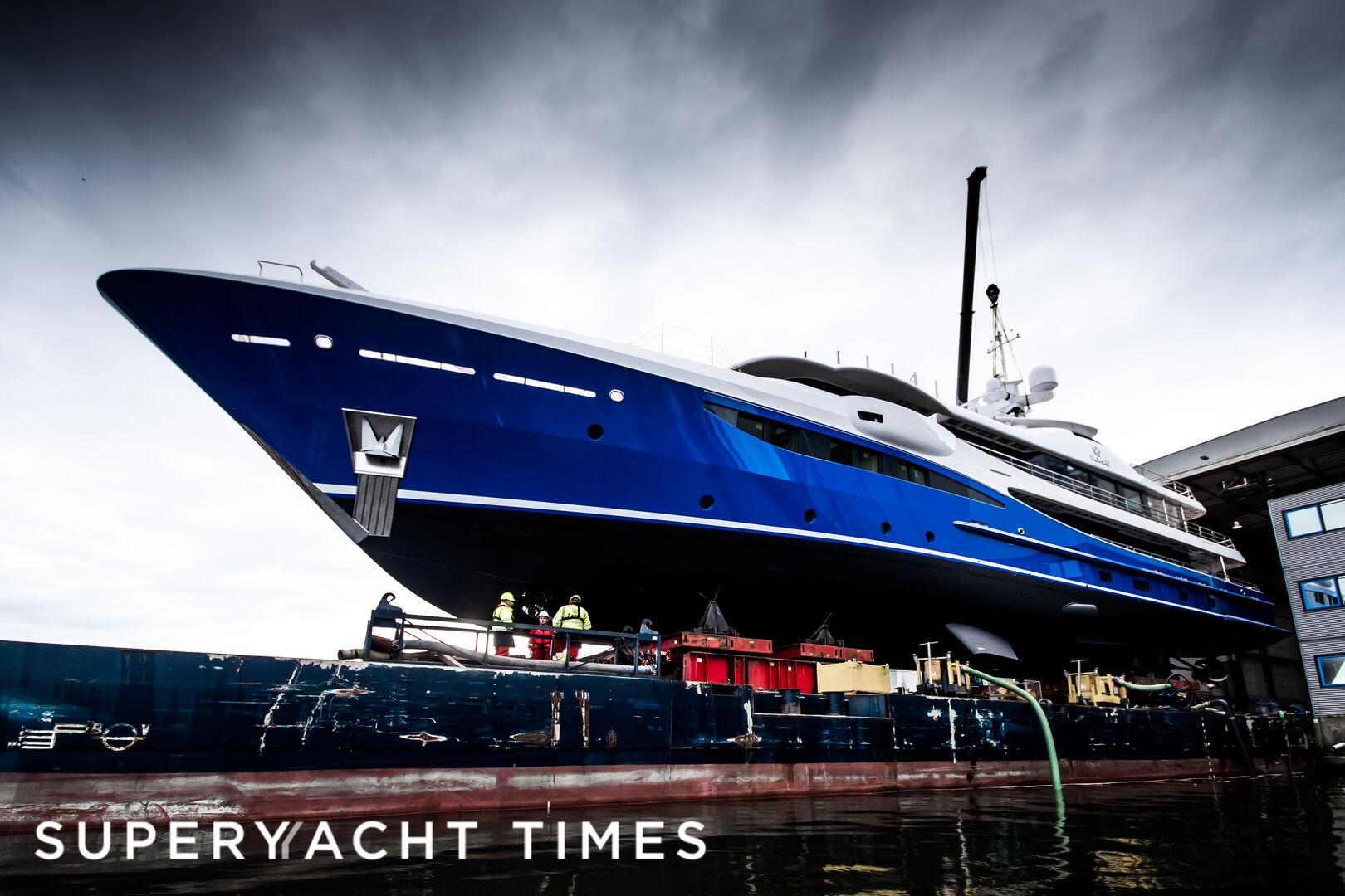 55m Amels superyacht Nomad launched in Vlissingen