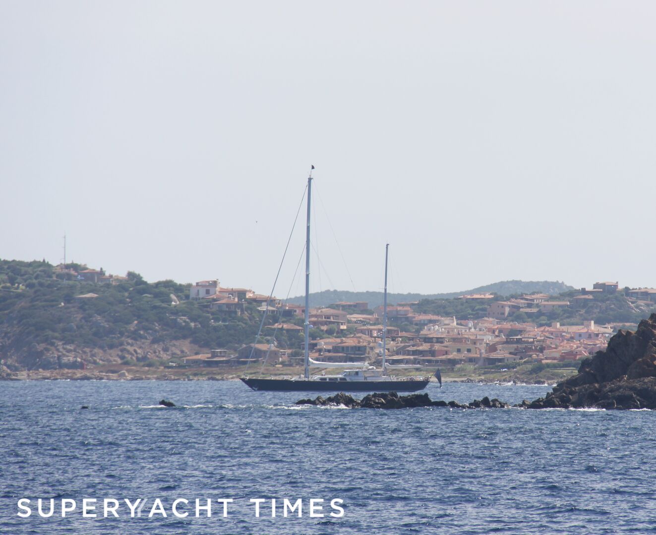 Axia yacht off Porto Cervo