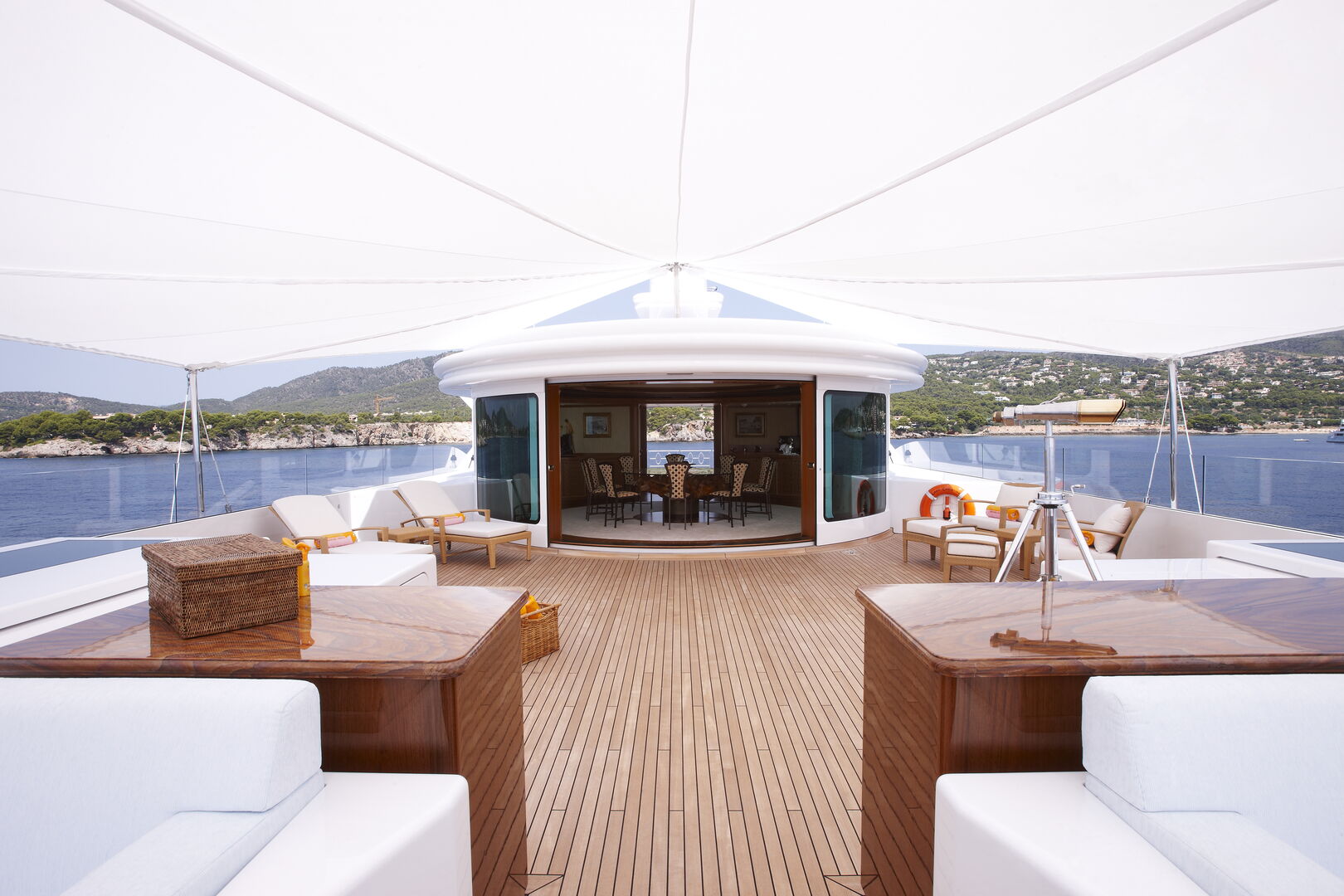 Lady Christine yacht deck