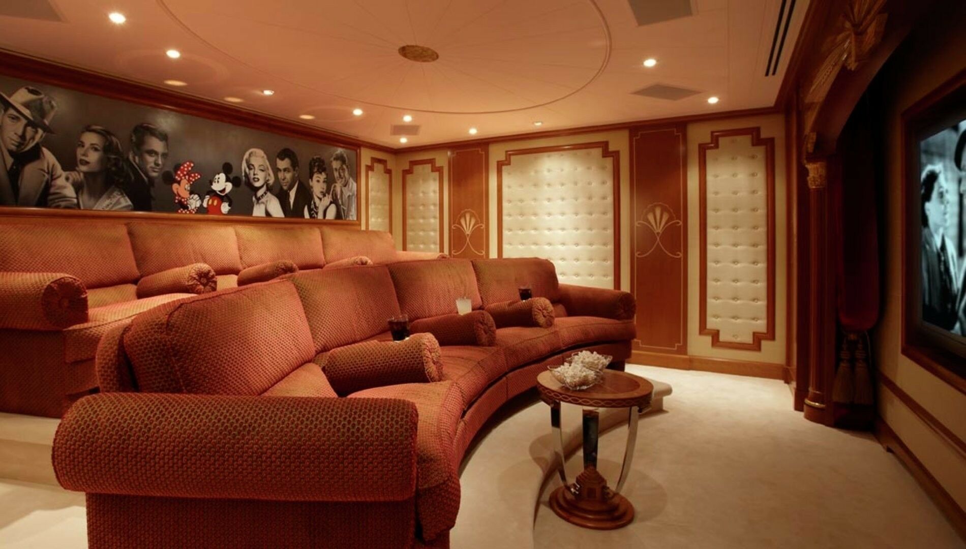 Lady Christine yacht cinema
