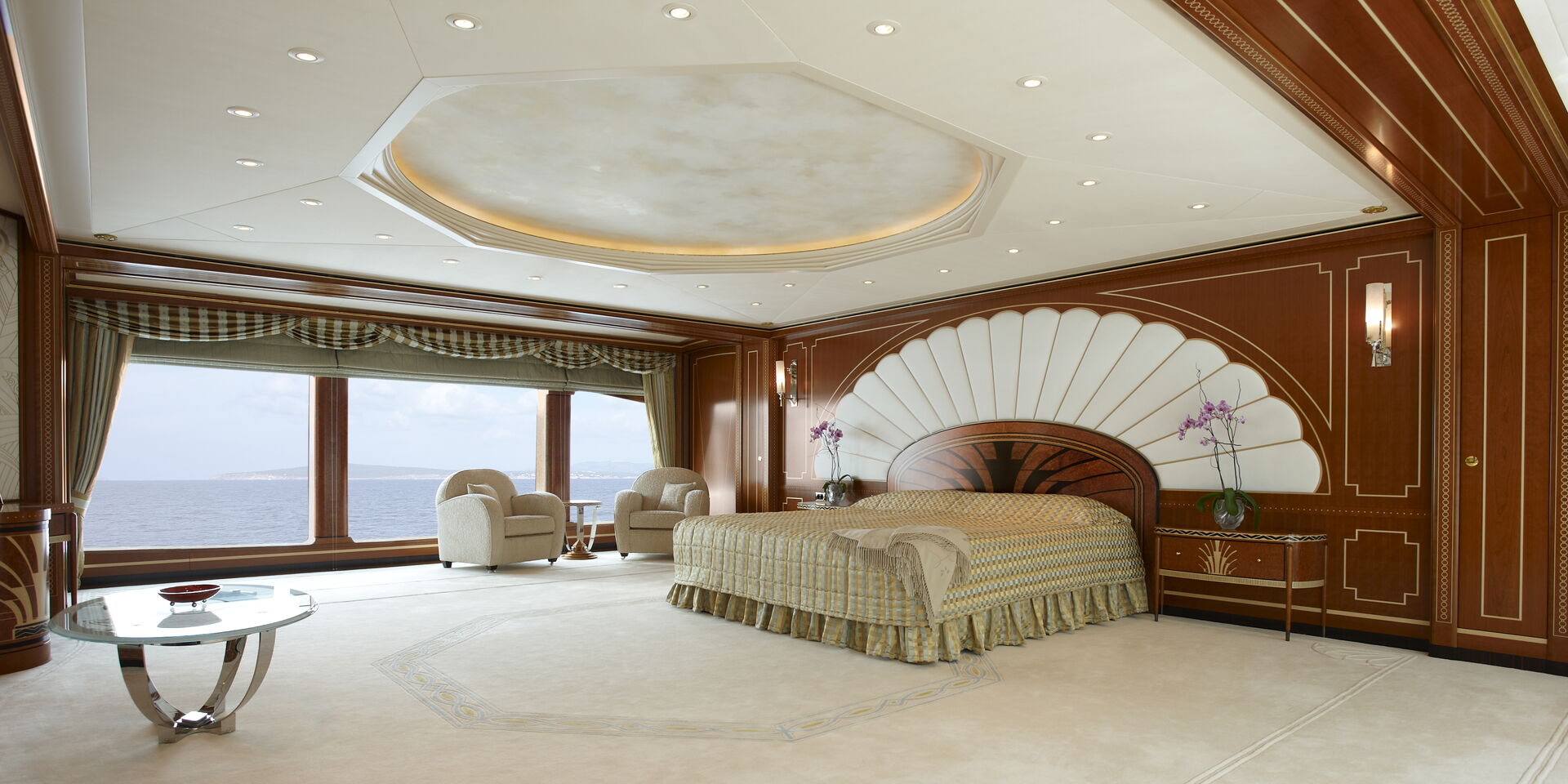 Lady Christine yacht stateroom