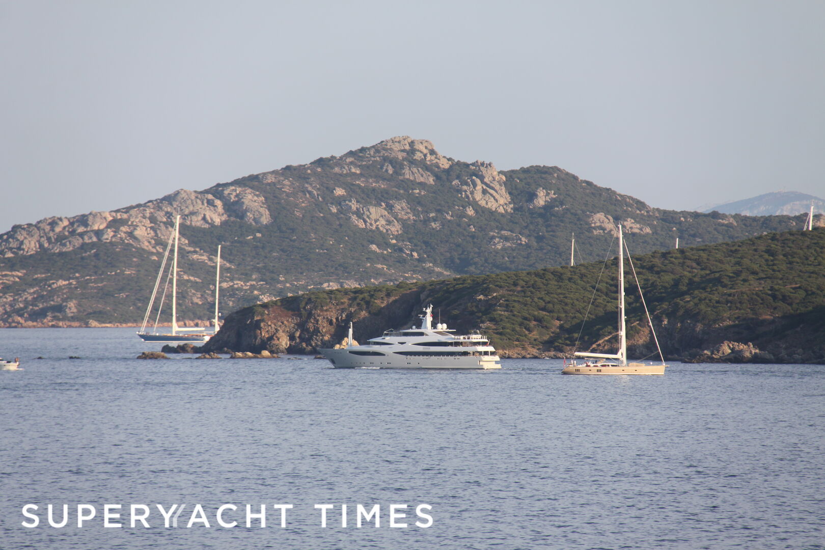 Maraya yacht off Porto Cervo