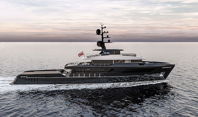 AMO yacht exterior design 