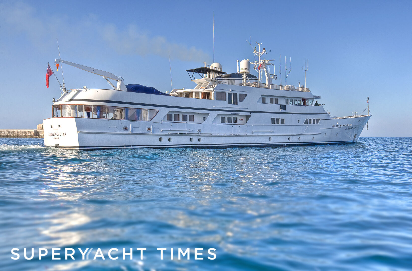 Sanssouci Star yacht  anchored