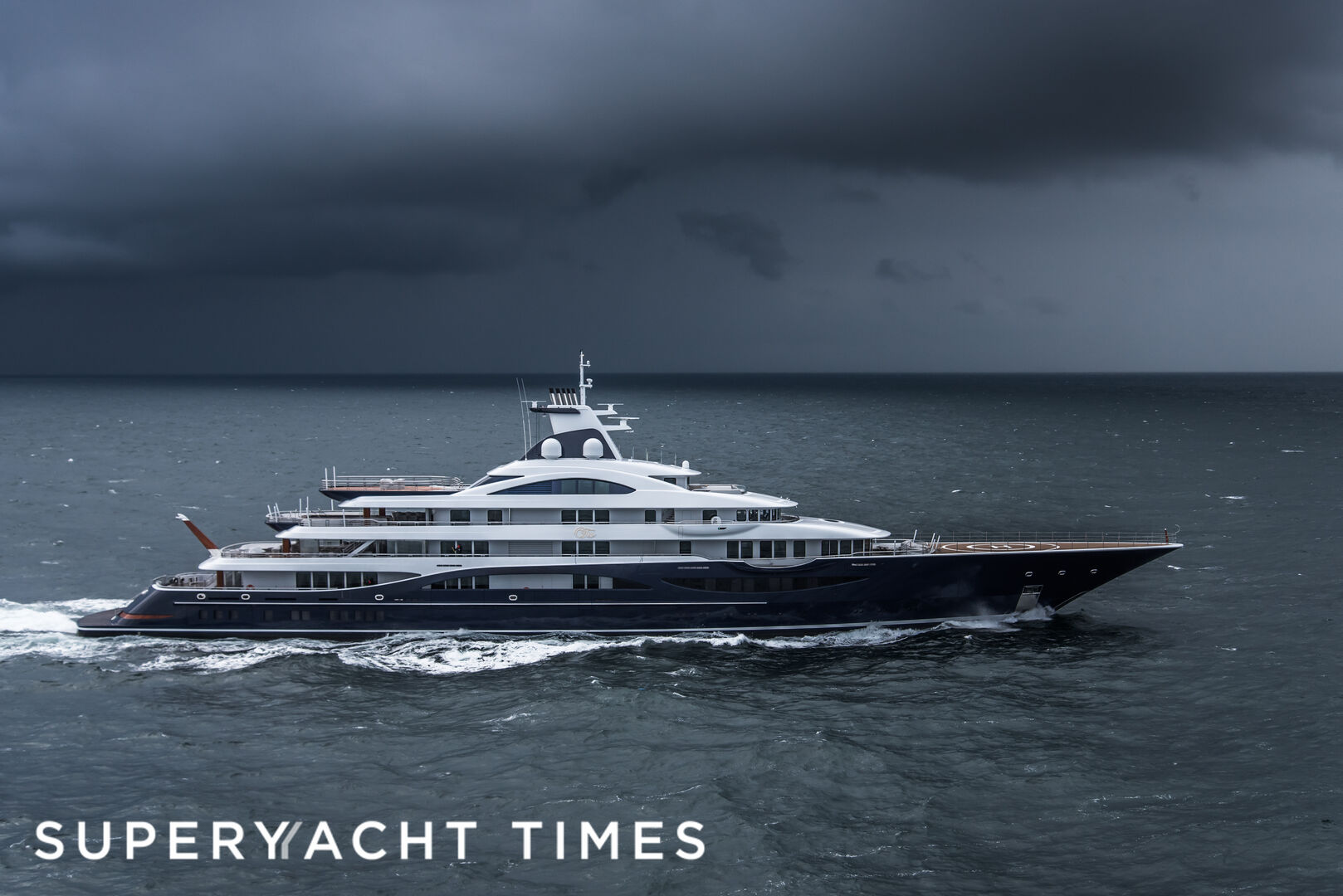 TIS yacht by Lürssen maiden voyage