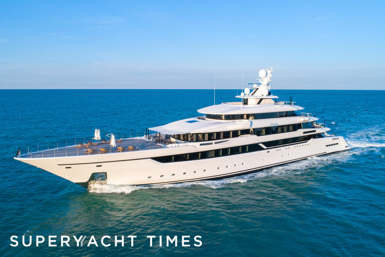 Dragon yacht cruising