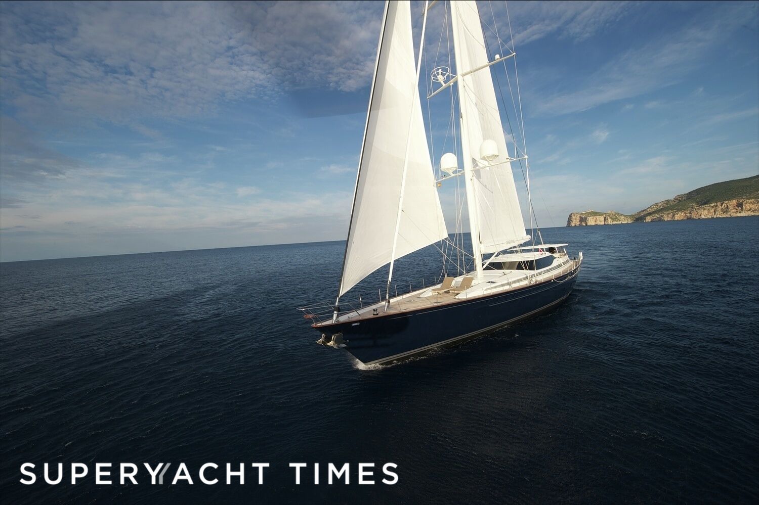 37m Alloy sailing yacht Genevieve rescues 16 from capsized boat off St