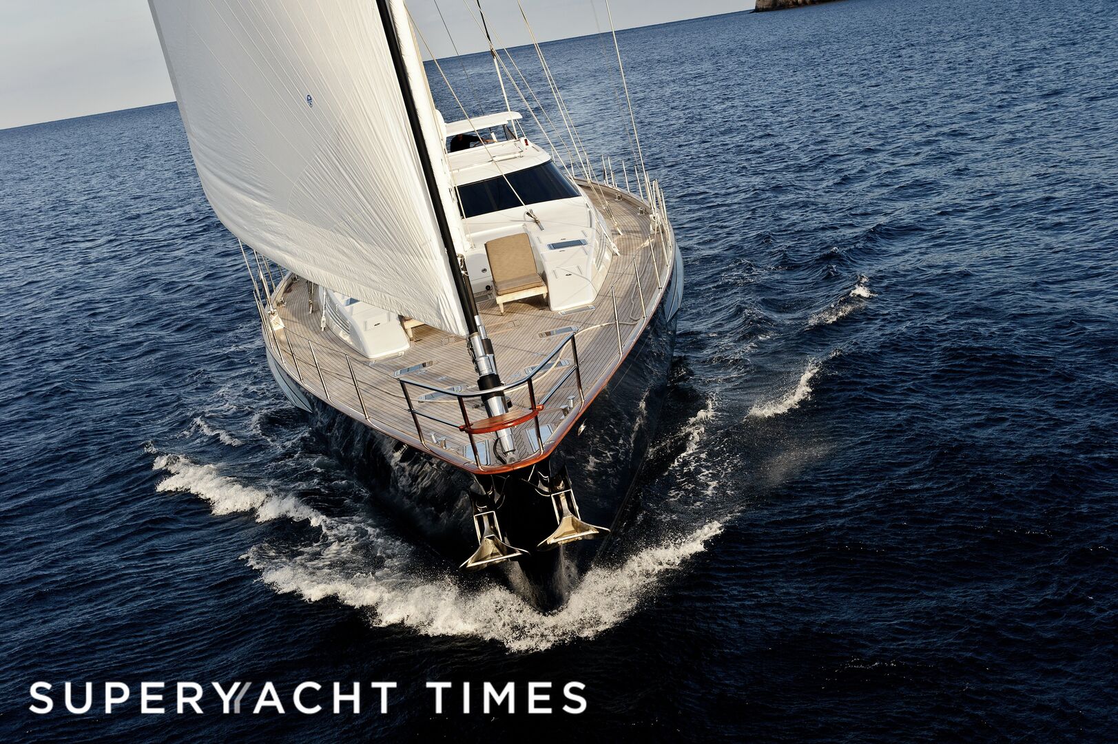 37m Alloy sailing yacht Genevieve rescues 16 from capsized boat off St