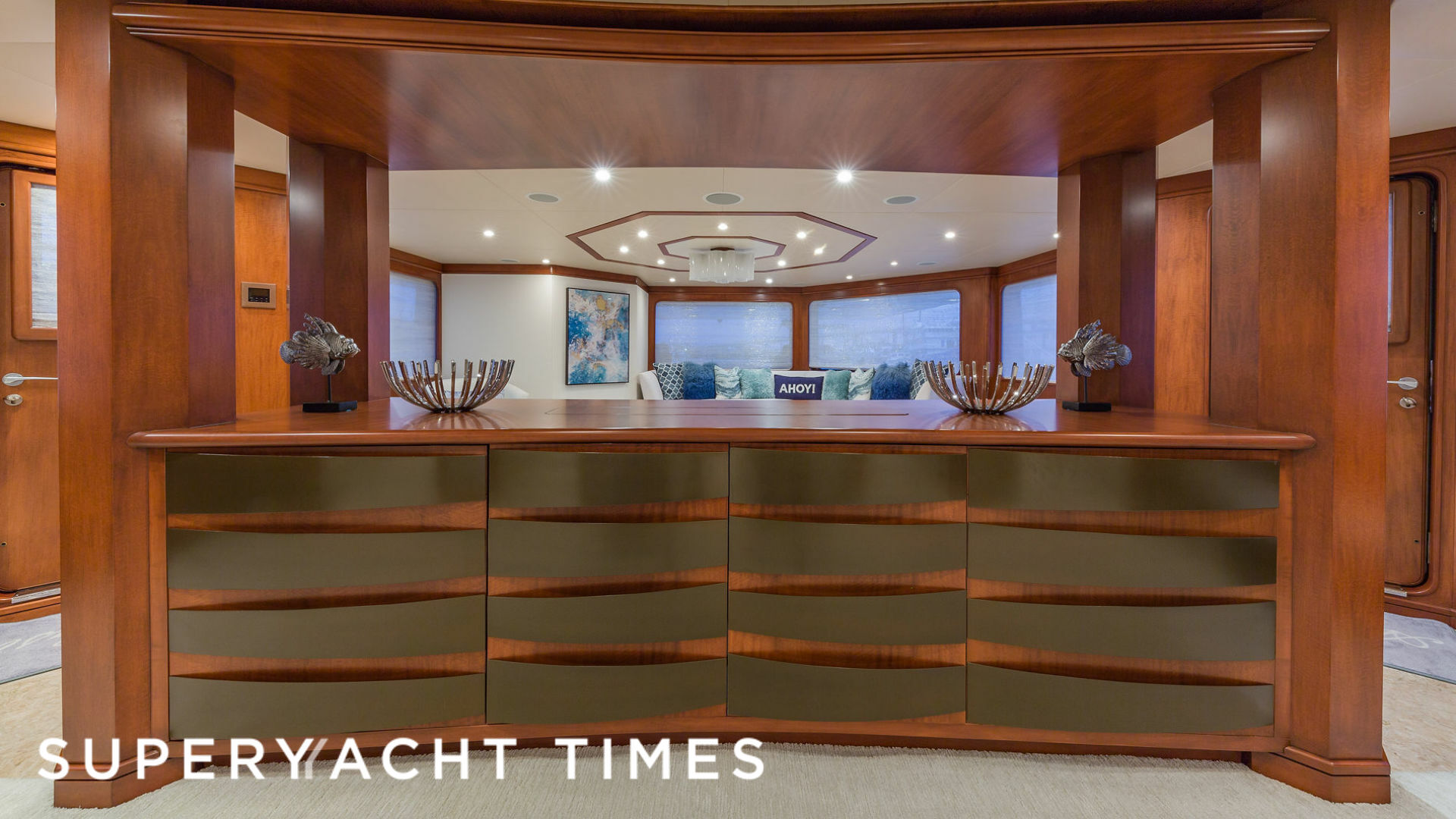 At Last yacht saloon