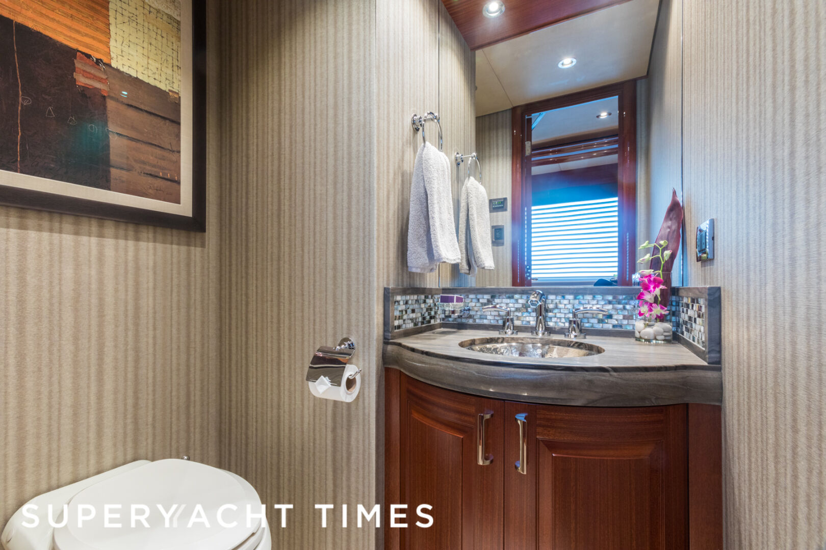 Next Chapter yacht bathroom