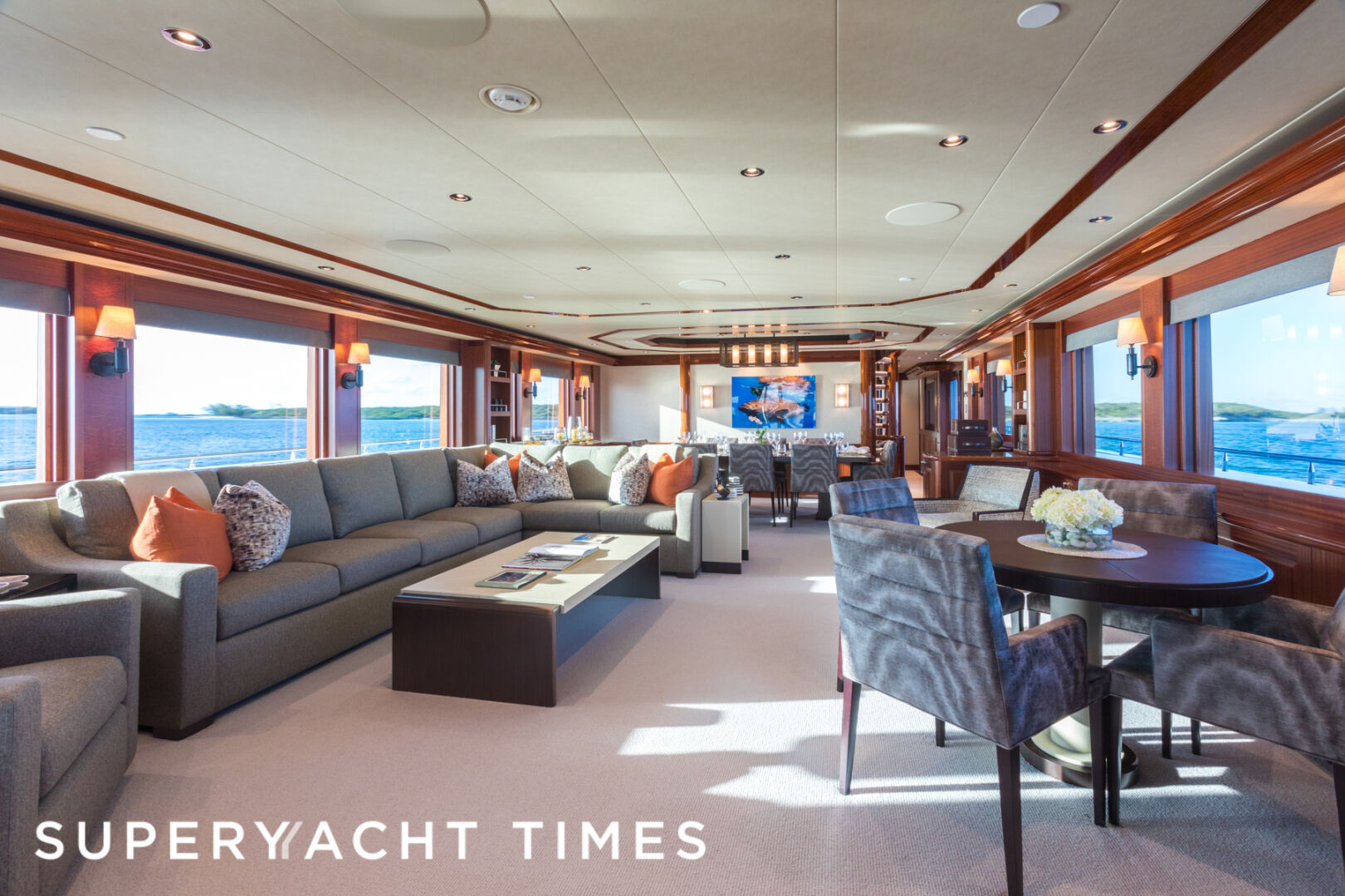 Next Chapter yacht saloon