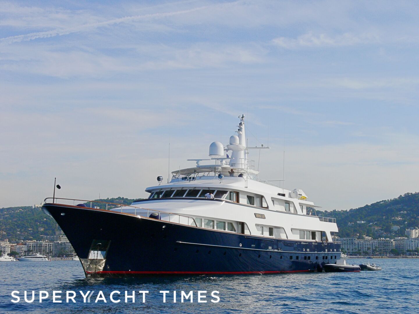 Big D yacht anchored in Cannes