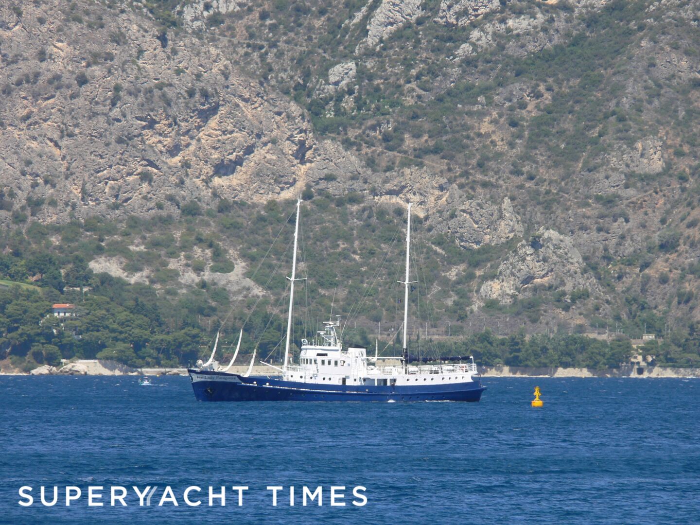 Ice Lady Patagonia yacht in St. Jean Cap Ferrat