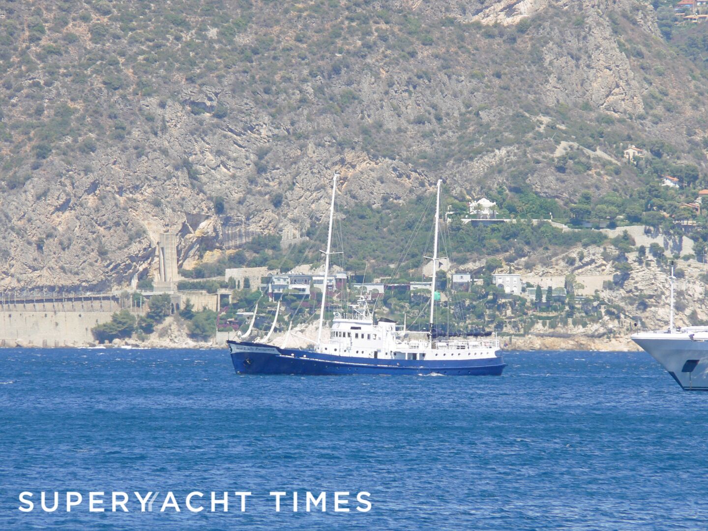 Ice Lady Patagonia yacht in St. Jean Cap Ferrat