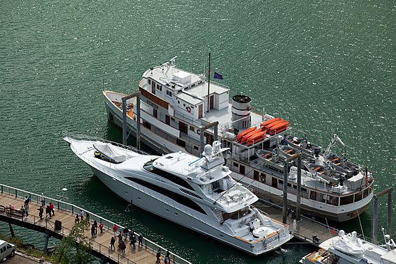 Cielo Mare yacht in Juneau, Alaska