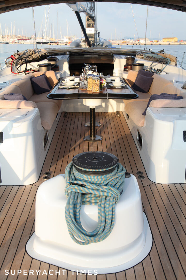 Maria Alba II yacht deck