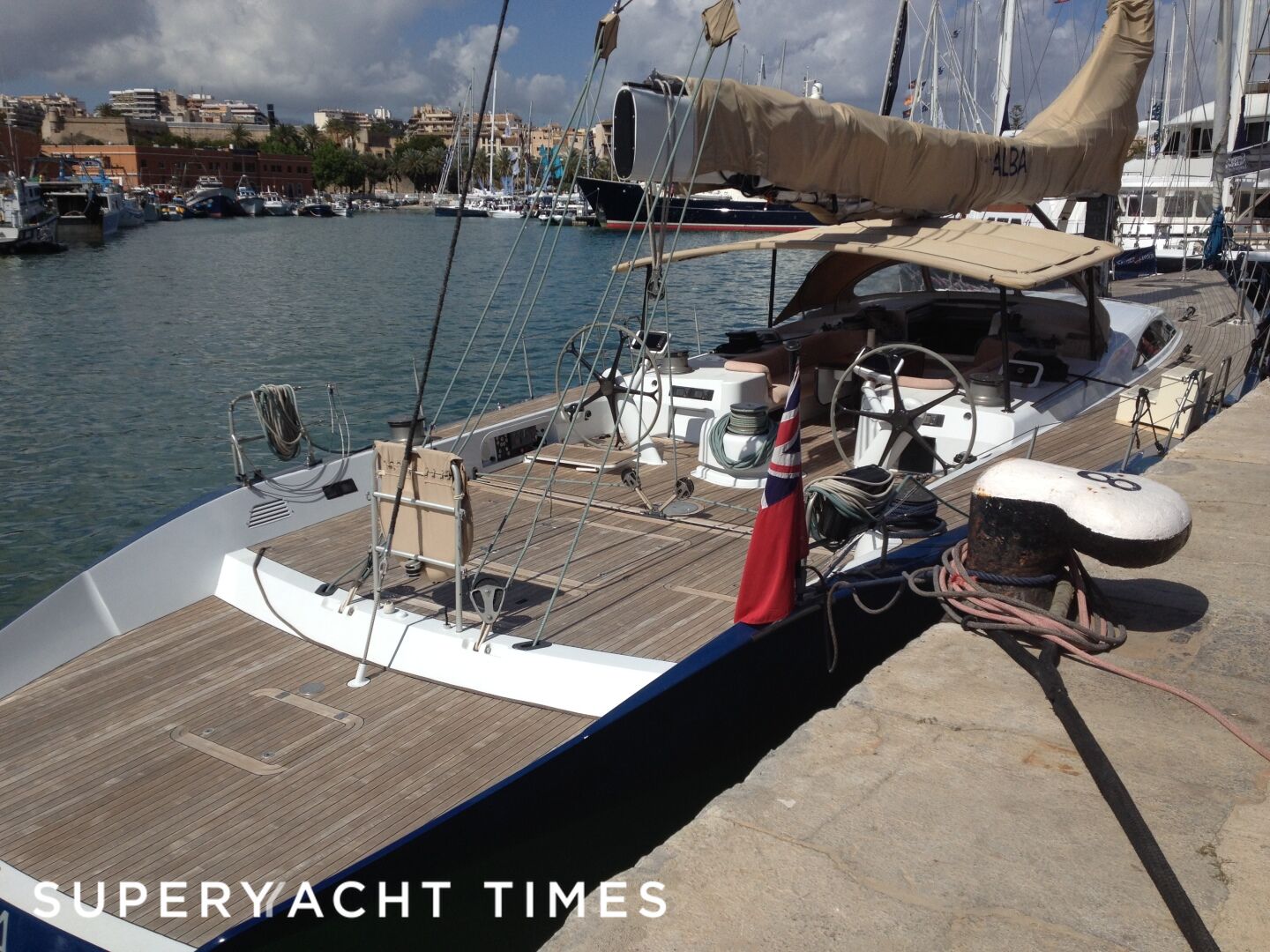 Maria Alba II yacht deck