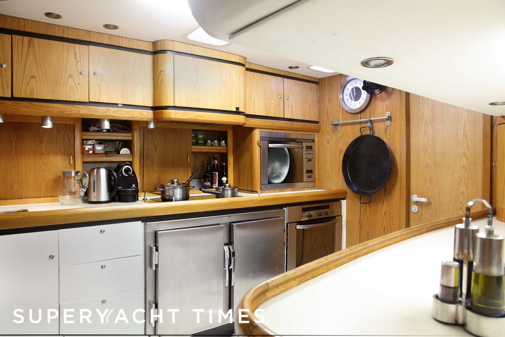Maria Alba II yacht kitchen