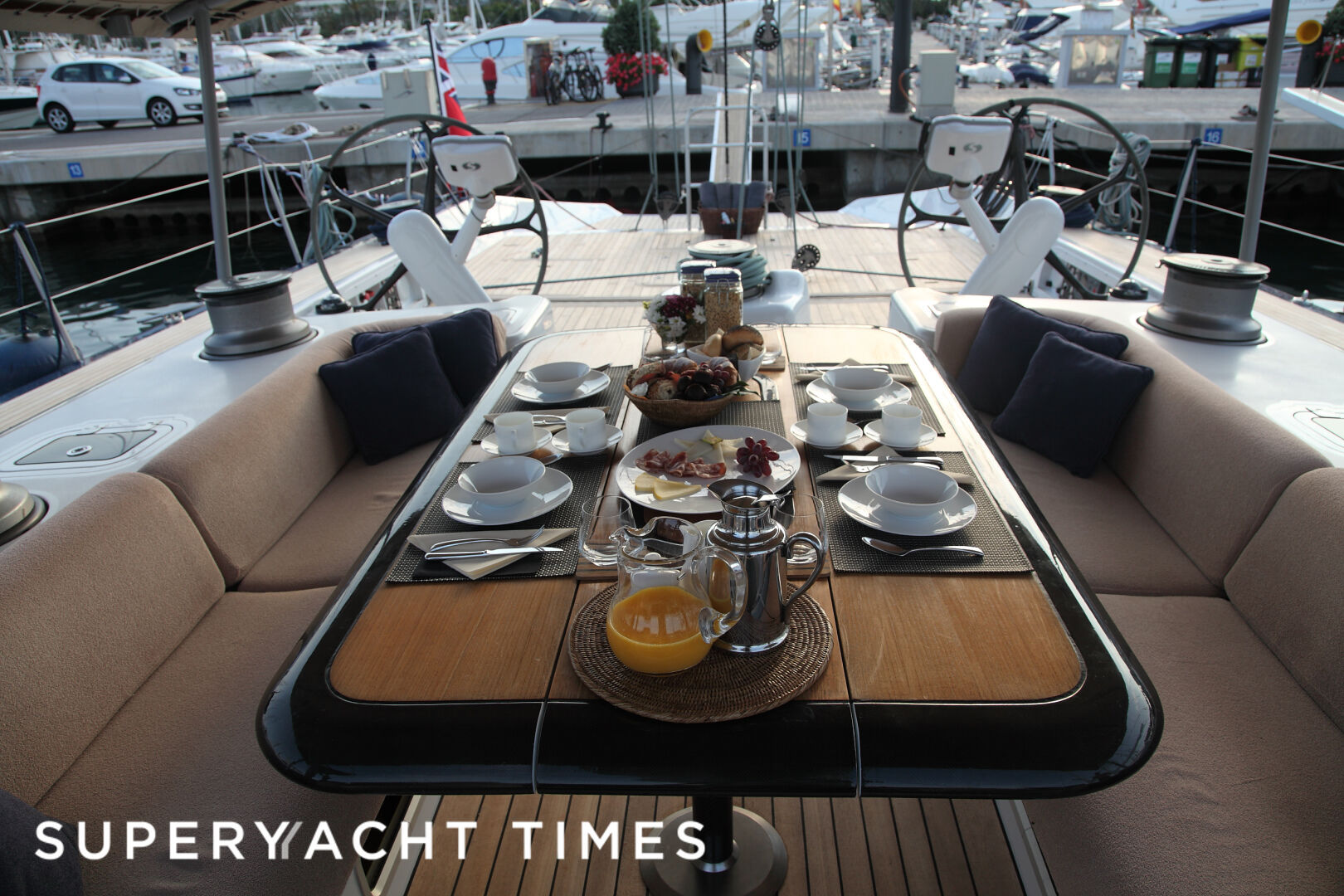 Maria Alba II yacht deck 