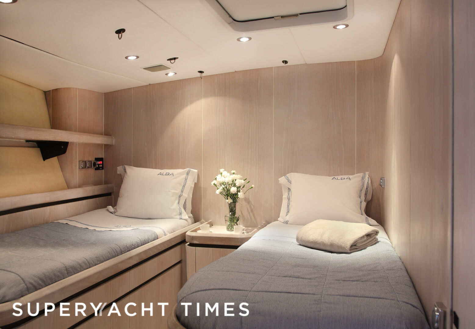 Maria Alba II yacht twin cabin