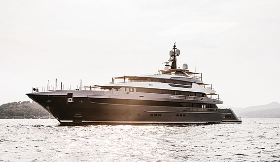 Attila yacht in Saint-Tropez 