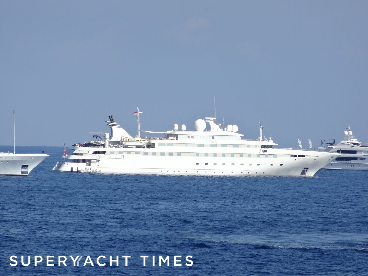 Lauren L anchored in Monaco