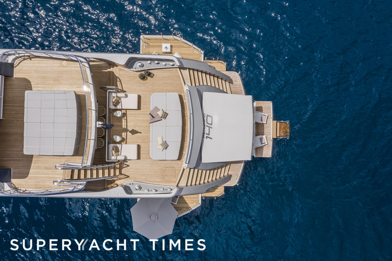 Chorusline yacht aft decks