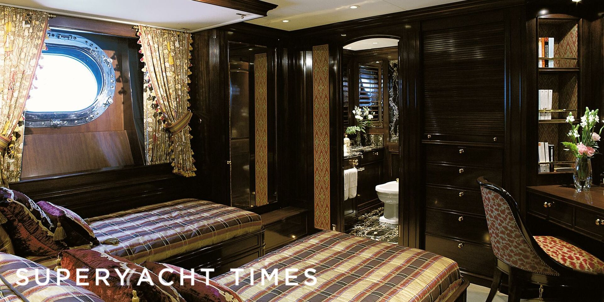 Phryne yacht stateroom