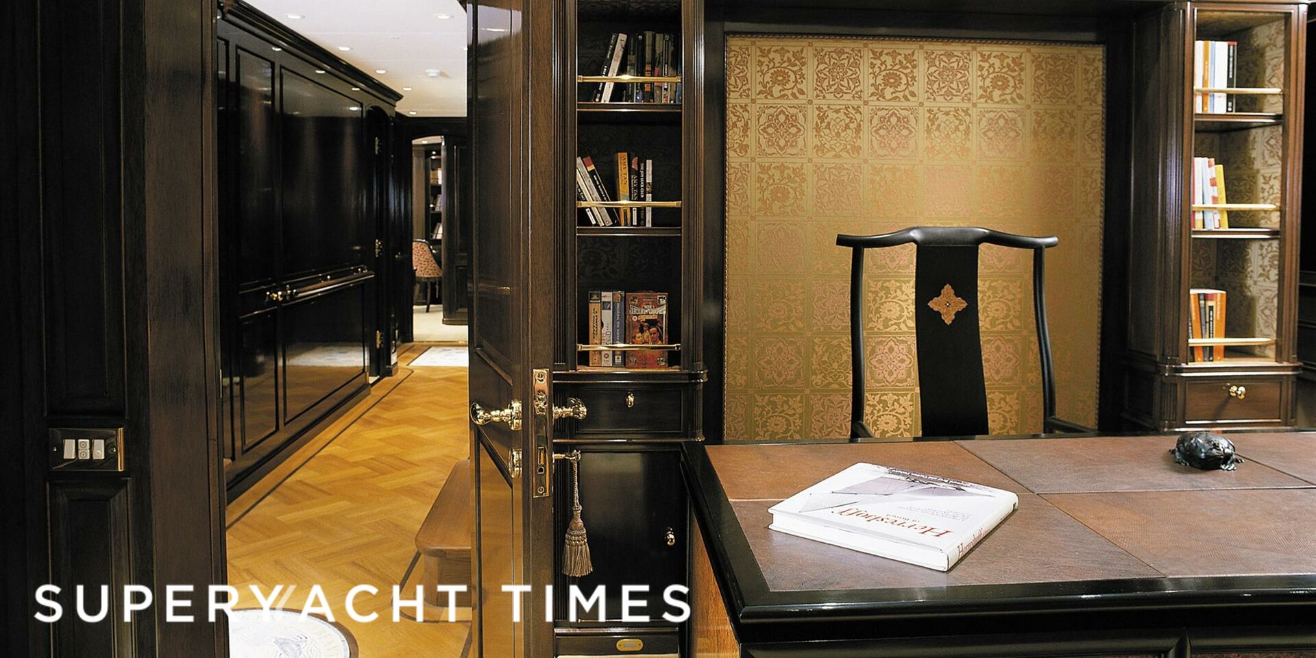Phryne yacht owner's study