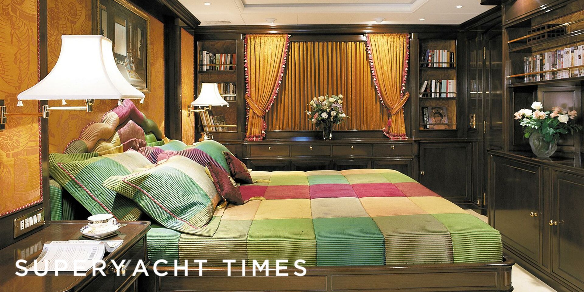 Phryne yacht stateroom
