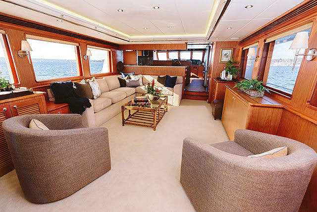 Argo yacht saloon