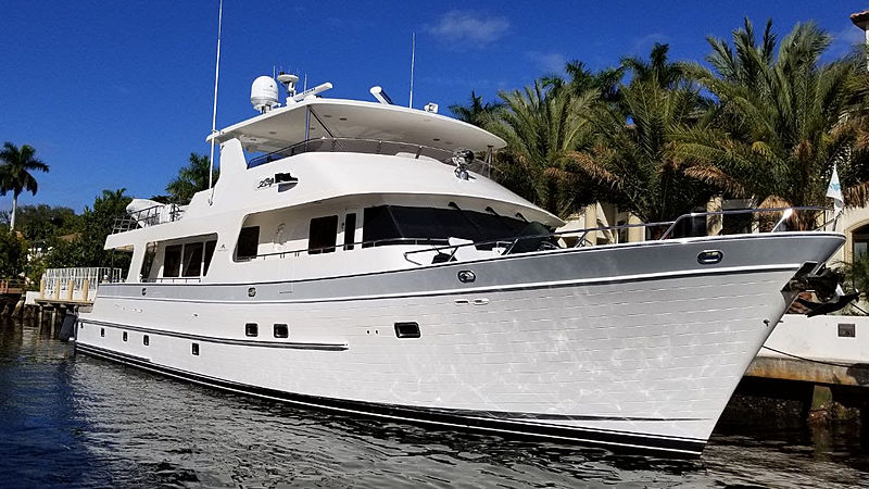 Argo yacht docked