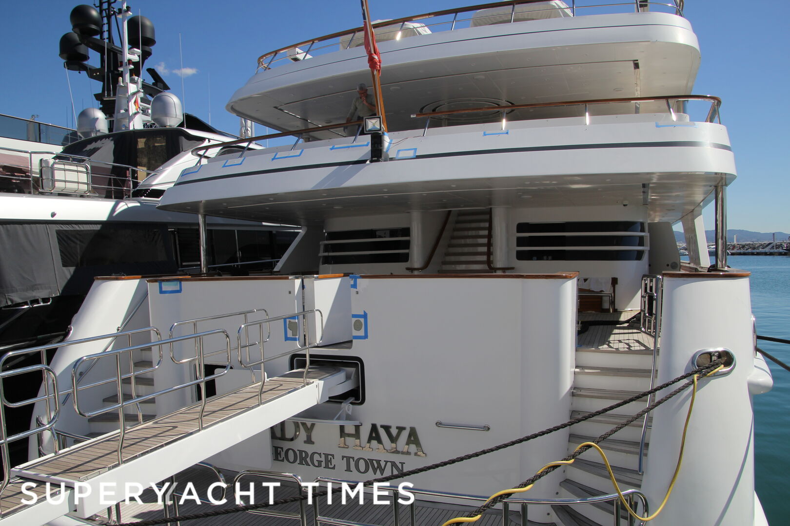 Lady Haya yacht in Puerto Banus, Spain 