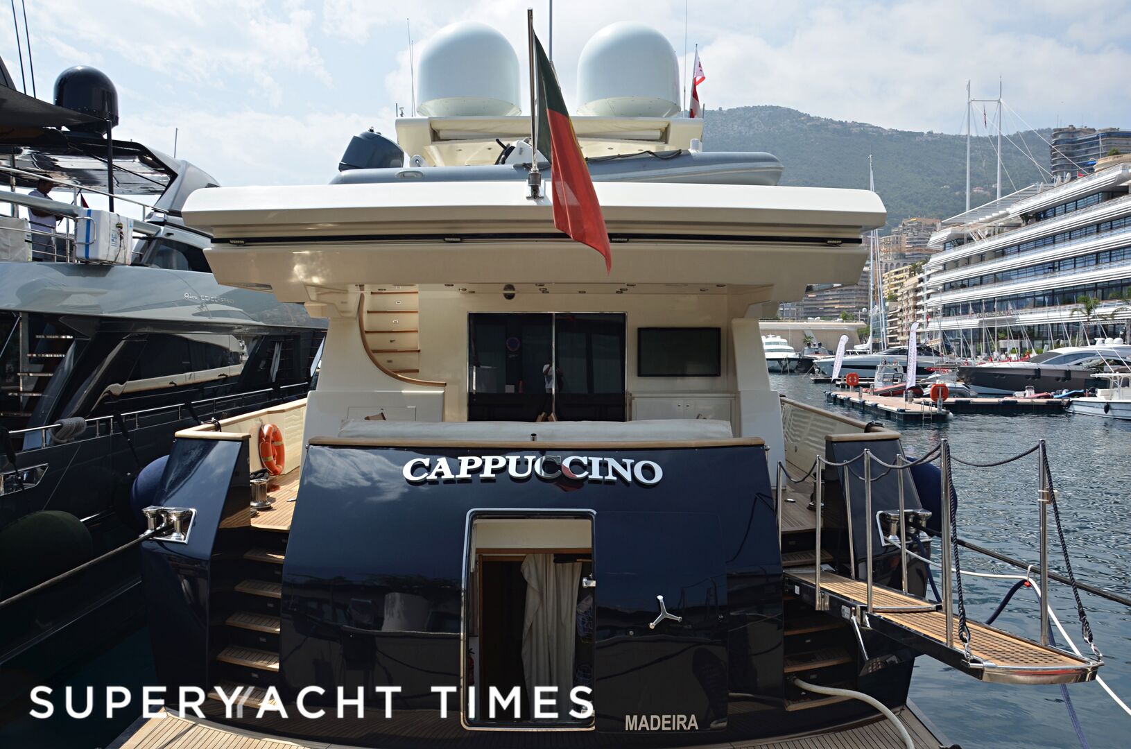 Cappuccino yacht in Monaco 