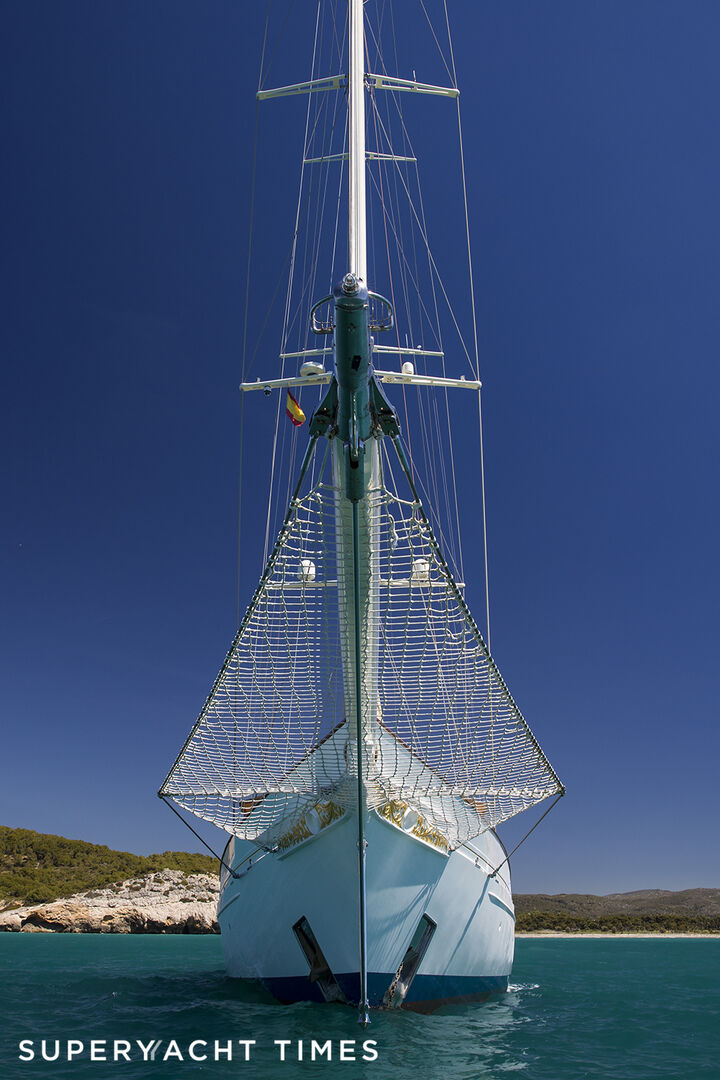 Adela yacht anchored 